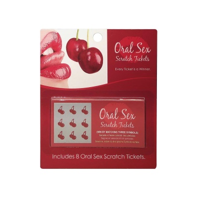 ORAL SEX SCRATCH TICKETS - 1