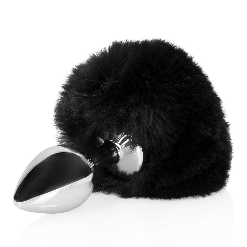 Bunny Tail with Metal Butt Plug - 1