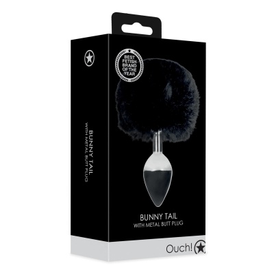 Bunny Tail with Metal Butt Plug - 1 2