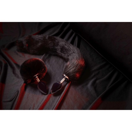 Bunny Tail with Metal Butt Plug - 12