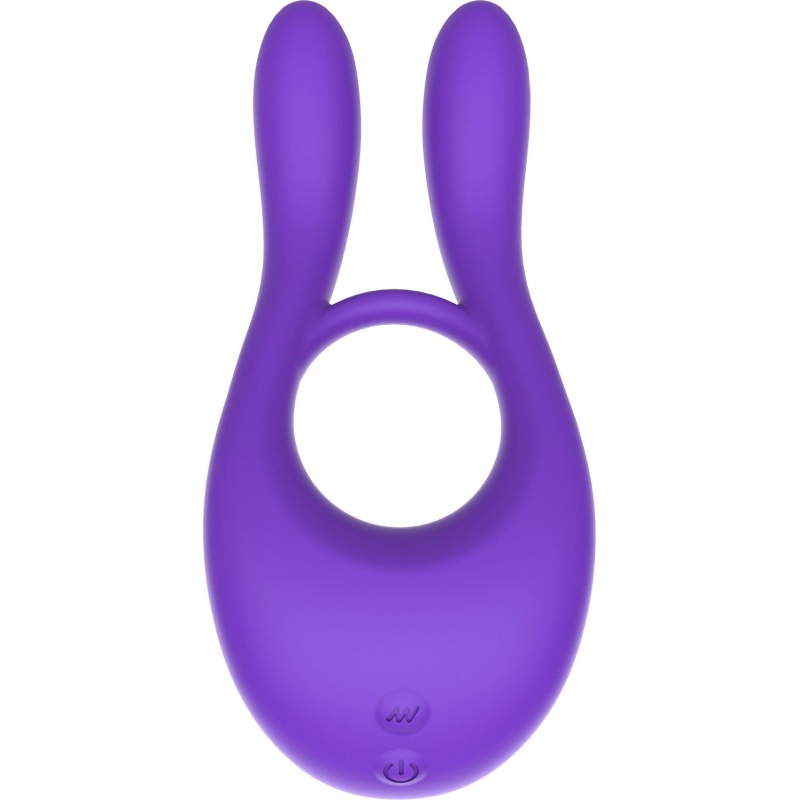 Wibrujący pierścień erekcyjny Joy Ride To Paradise Purple, 11 cm - 13