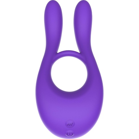 Wibrujący pierścień erekcyjny Joy Ride To Paradise Purple, 11 cm - 13