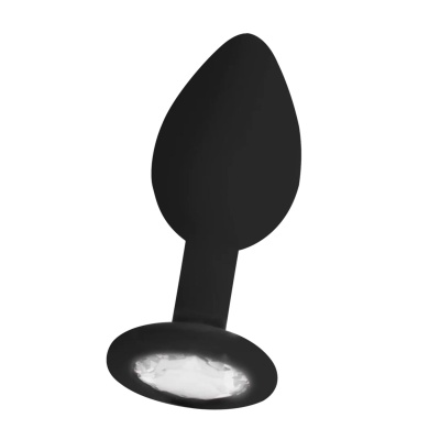 Diamond Butt Plug - Regular black - 1