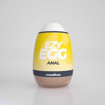 Masturbator analny Crushious Ezy Egg z TPE - 1