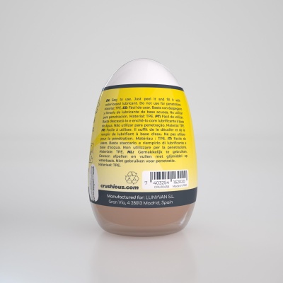 Masturbator analny Crushious Ezy Egg z TPE - 1 2