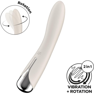 Satisfyer Spinning Vibe 1 Beige - 1 2