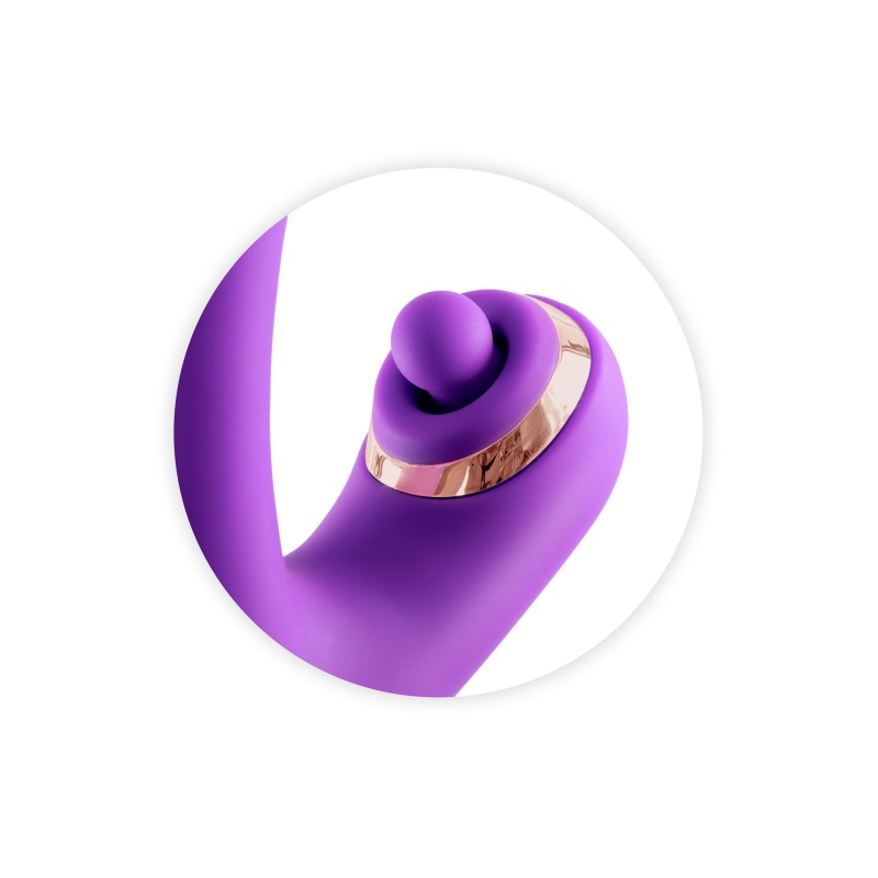 Joyfully 3-in-1 Rabbit Vibrator with Tapotem purple - 3