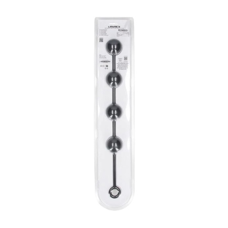Round Silicone Anal Balls - XL - 50mm - Black - 3