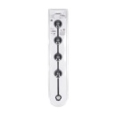Round Silicone Anal Balls - XL - 50mm - Black - 3
