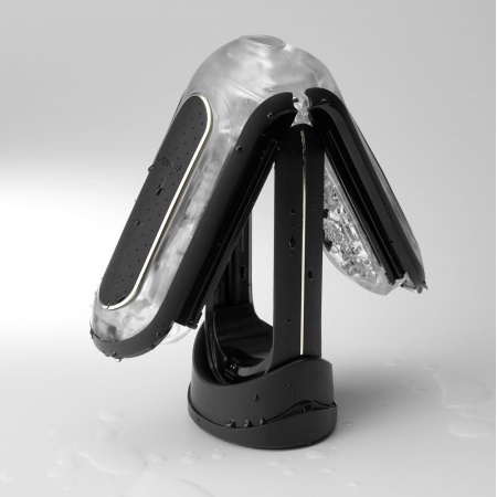 Masturbator Flip Zero Electronic z 2 silnikami i 5 trybami wibracji, 18 cm - 4