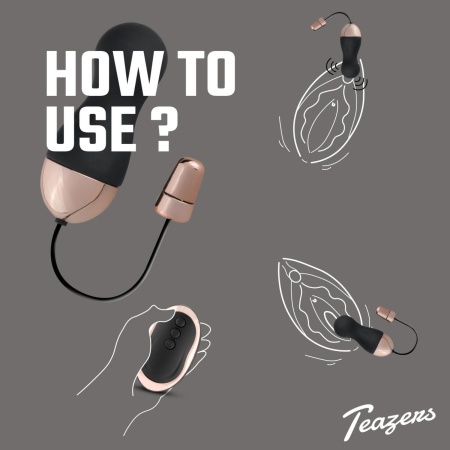 Teazers Vibrating Egg With Remote Control - 11