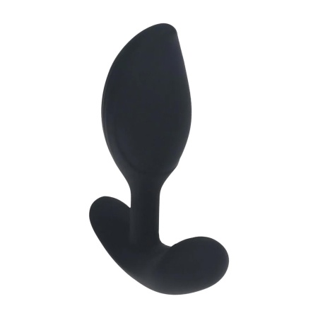 Remote Control Vibrating Liquid Silicone Anal Plug - Black - 5