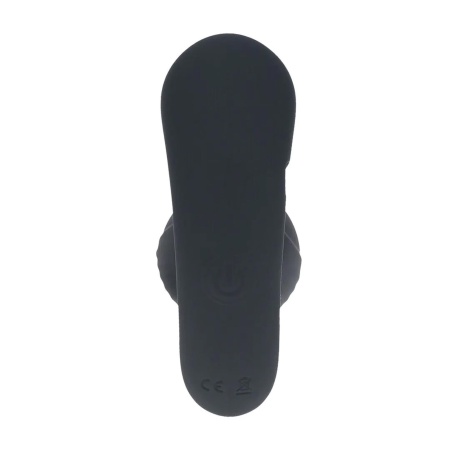 Remote Control Vibrating Liquid Silicone Anal Plug - Black - 6