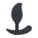 Remote Control Vibrating Liquid Silicone Anal Plug - Black - 7