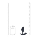 Remote Control Vibrating Liquid Silicone Anal Plug - Black - 9