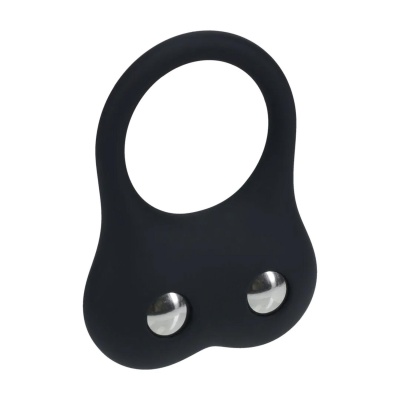 Silicone Training Cockring - M - Black - 1