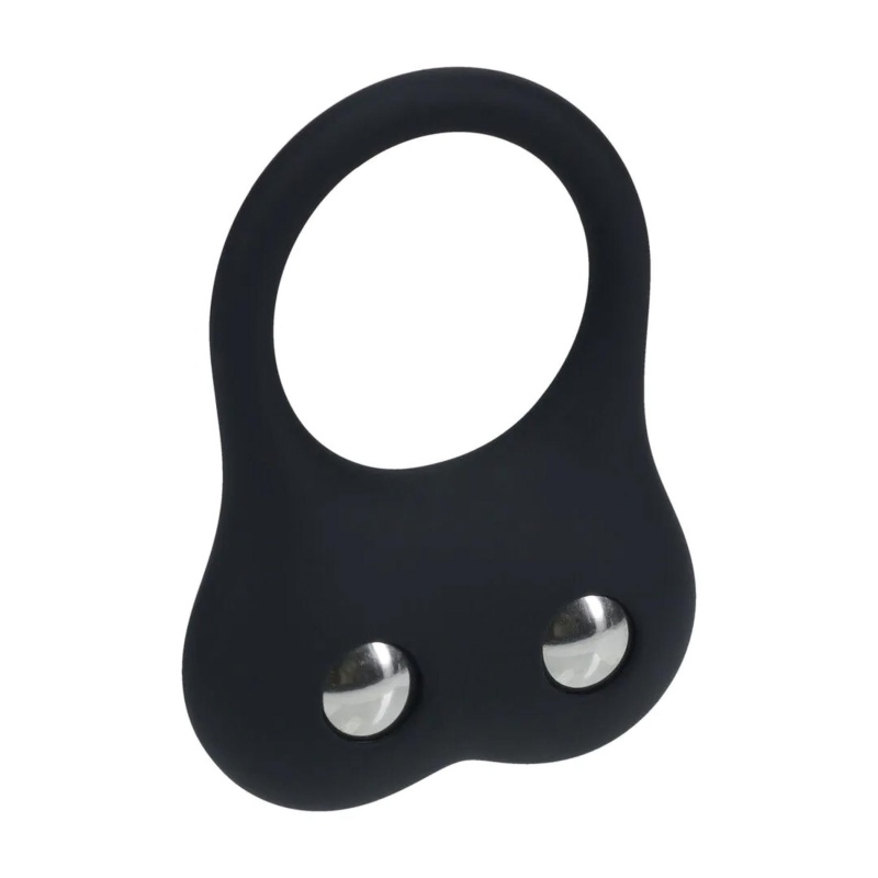 Silicone Training Cockring - M - Black - 1