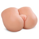 Tors masturbacyjny PDX Fuck Me Silly Petite z podwójnym kanałem waginalno-analnym, 27,5 × 27,9 cm, 4,5 kg - 3