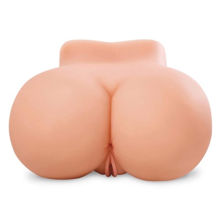 Tors masturbacyjny PDX Fuck Me Silly Petite z podwójnym kanałem waginalno-analnym, 27,5 × 27,9 cm, 4,5 kg - 5
