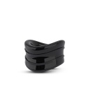 Rozciągacz jąder Beef Ball Stretcher Snug - trójżebrowy TPE, średnica wewnętrzna 2,5 cm - 2
