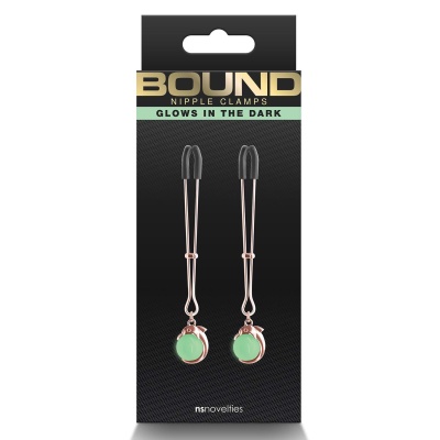 BOUND NIPPLE CLAMPS G1 ROSE GOLD - 1