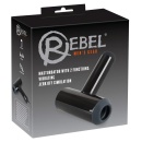 Masturbator Rebel z podwójną stymulacją, 7 trybami wibracji i 3 prędkościami ruchu, długość 21,3 cm - 1
