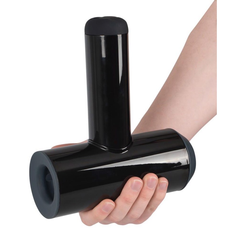 Masturbator Rebel z podwójną stymulacją, 7 trybami wibracji i 3 prędkościami ruchu, długość 21,3 cm - 7