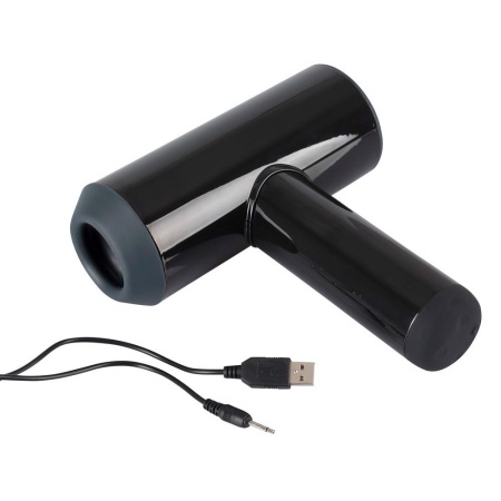Masturbator Rebel z podwójną stymulacją, 7 trybami wibracji i 3 prędkościami ruchu, długość 21,3 cm - 8