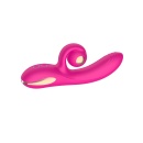 Rabbit Vibrator Purple - wibrator silikonowo-ABS z 10 trybami wibracji i funkcją wiggle, wymiary na opakowaniu - 5