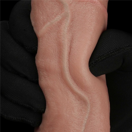 Dildo Nature Cock 23,5 cm – dwuwarstwowy silikon, realistyczne żyłki - 4