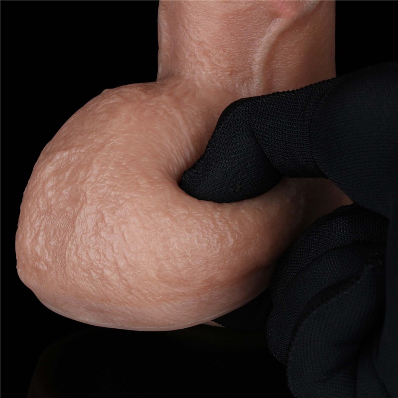 Dildo Nature Cock 23,5 cm – dwuwarstwowy silikon, realistyczne żyłki - 5