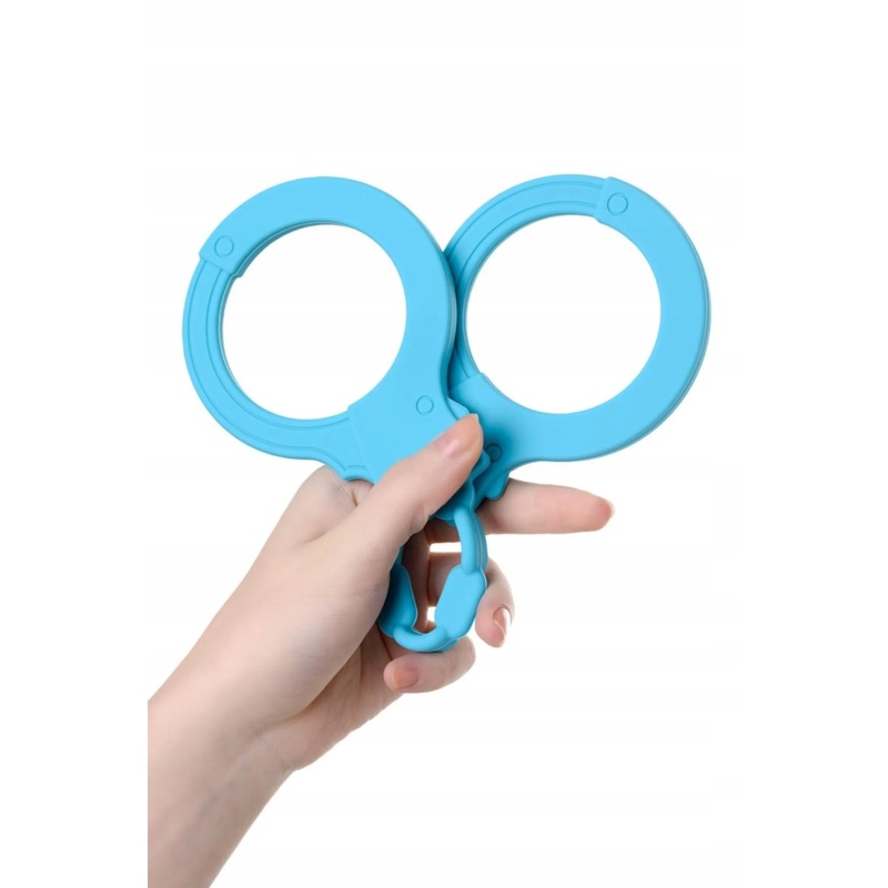 Kajdanki elastyczne A-Toys - jednoczęściowe, silikonowe, bez zapięć i regulacji, średnica otworu 6,1 cm, długość 33 cm - 4