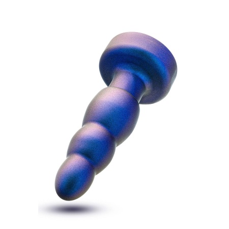 Korek analny Matrix Kinetik Plug Space Age Blue - żyrowanie 360°, 5 rzędów obrotowych kulek, 10 trybów wibracji, 14,6 cm - 4