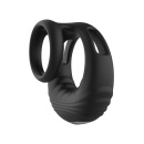 Pierścień wibracyjny na penisa STRONG z pilotem i podwójnym pierścieniem, długość 7,2 cm, szerokość 3,4-7 cm - 4