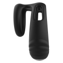 Pierścień wibracyjny na penisa STRONG z pilotem i podwójnym pierścieniem, długość 7,2 cm, szerokość 3,4-7 cm - 5