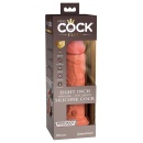 Wibrator King Cock Elite 8-calowy Dual Density — silikon podwójnej gęstości, 20,3 cm długości wsuwania, średnica maksymalna 5,4 - 1