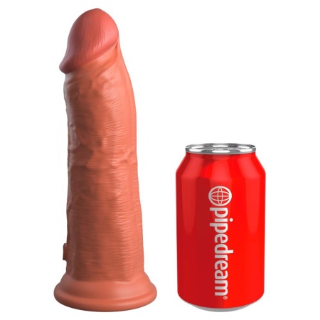 Wibrator King Cock Elite 8-calowy Dual Density — silikon podwójnej gęstości, 20,3 cm długości wsuwania, średnica maksymalna 5,4 - 2