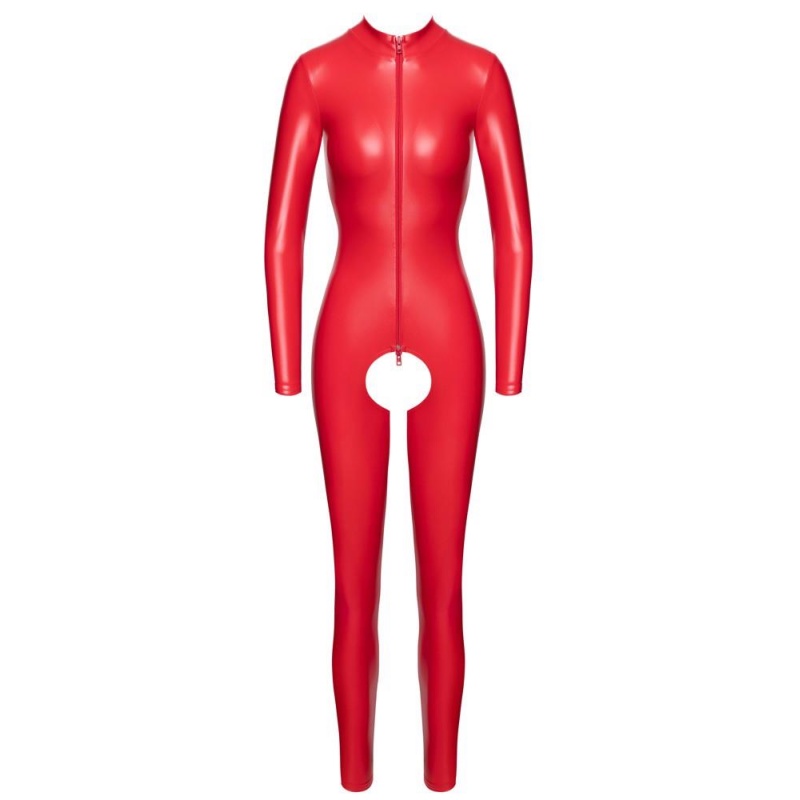 Noir Jumpsuit red S - 5