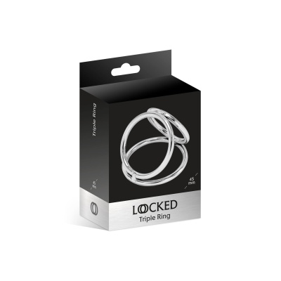 LOCKED TRIPLE RING 45/32/37 MM (Size: T1) - 1 2