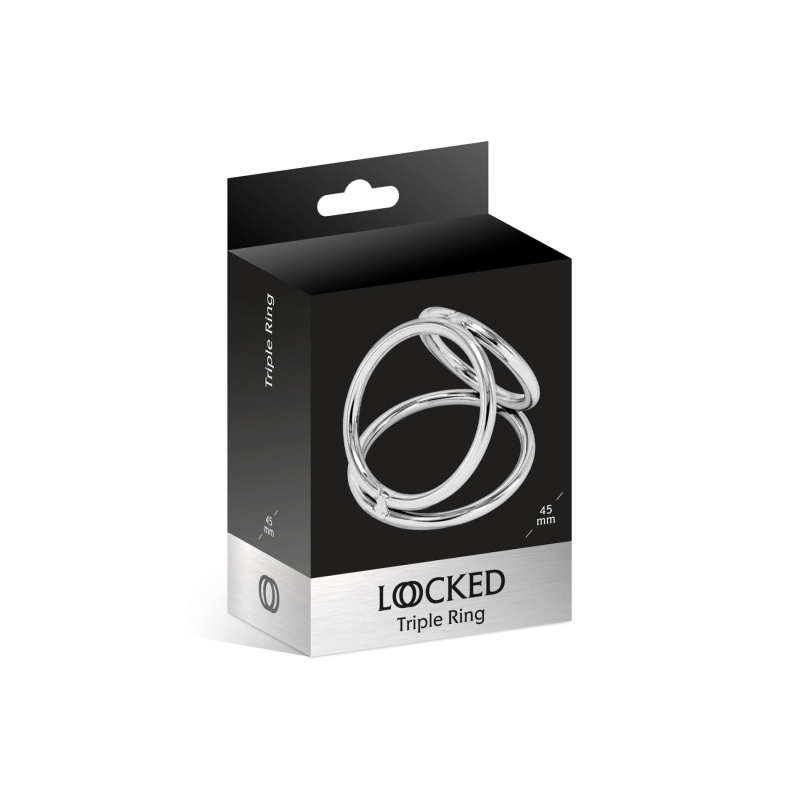 LOCKED TRIPLE RING 45/32/37 MM (Size: T1) - 2