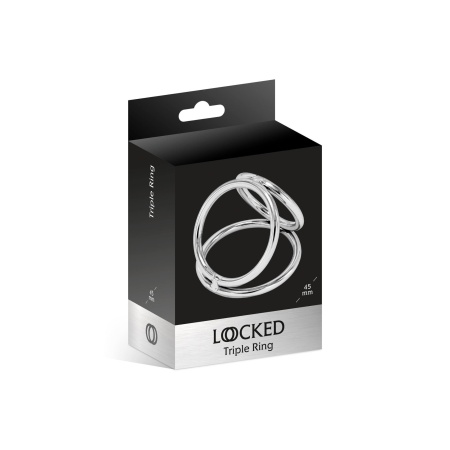 LOCKED TRIPLE RING 45/32/37 MM (Size: T1) - 2
