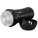 Masturbator PDX Wet Pussies Super Slide & Glide – samosmarujący rękaw TPR w etui ABS, 21,6 cm, głębokość wkładania 16,5 cm - 2