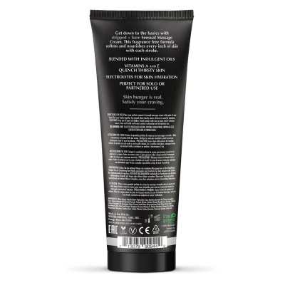 WICKED SENSUAL MASSAGE CREAM 120ML STRIPPED AND BARE UNSCENTED - 1 2