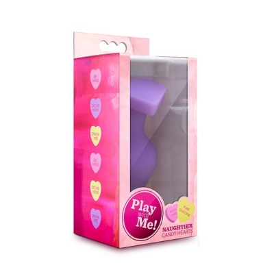 PLAY WITH ME CANDY HEART FUCK ME PURPLE - 1