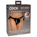Uprząż strap-on KCE Beginner z anatomiczną płytą 13 × 14 × 5 cm i regulacją 61–137 cm - 1