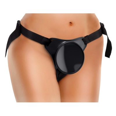 Uprząż strap-on KCE Beginner z anatomiczną płytą 13 × 14 × 5 cm i regulacją 61–137 cm - 1 2