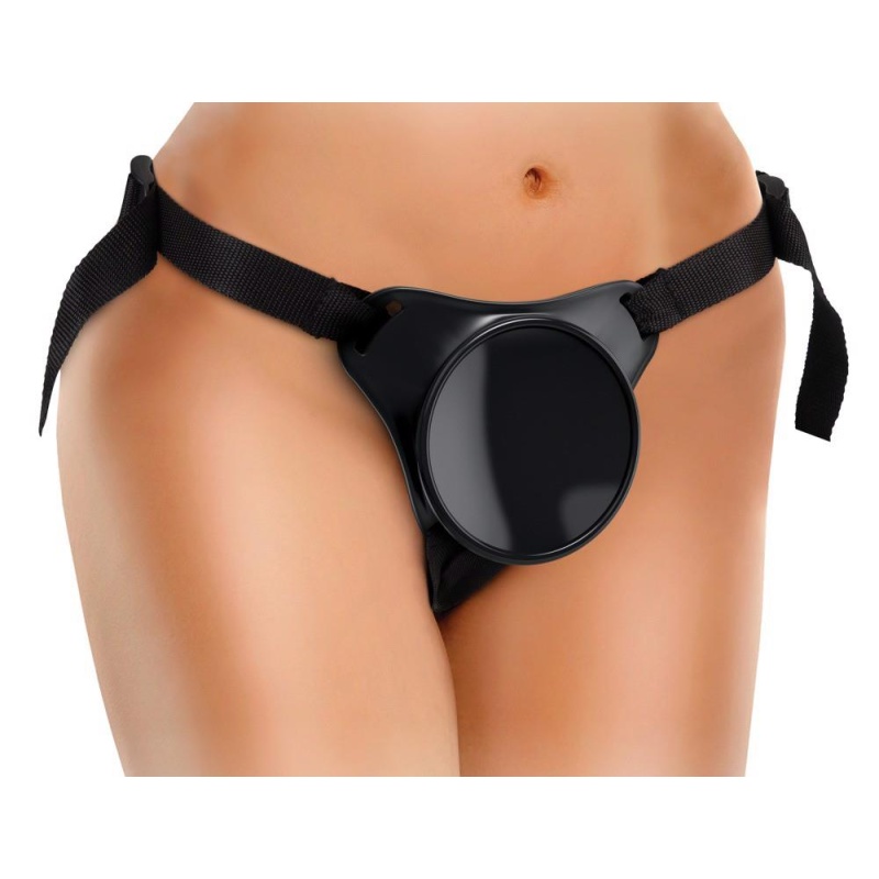 Uprząż strap-on KCE Beginner z anatomiczną płytą 13 × 14 × 5 cm i regulacją 61–137 cm - 2