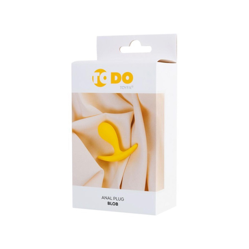 Korek analny Blob, silikonowy, wodoodporny, 5,5 cm - 8