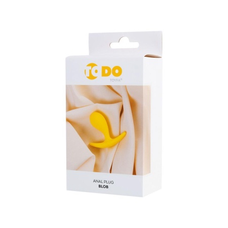 Korek analny Blob, silikonowy, wodoodporny, 5,5 cm - 8