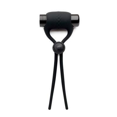 Adjustable Vibrating Cock Ring - 1